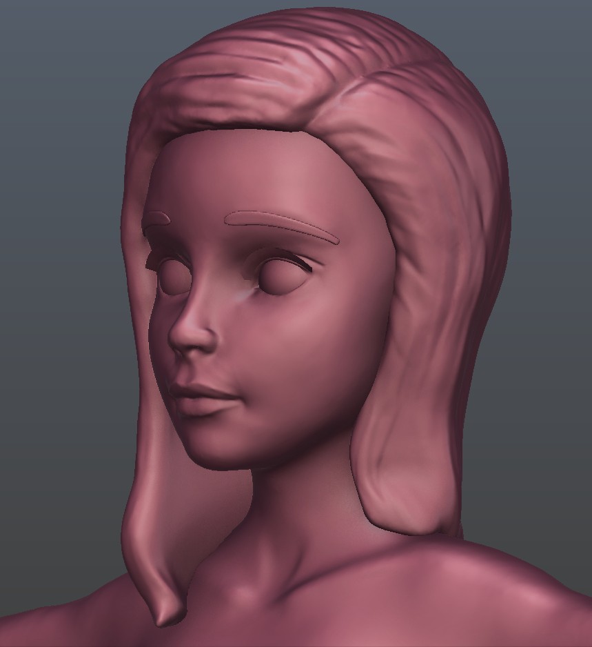 Stylized Girl Joan preview image 2